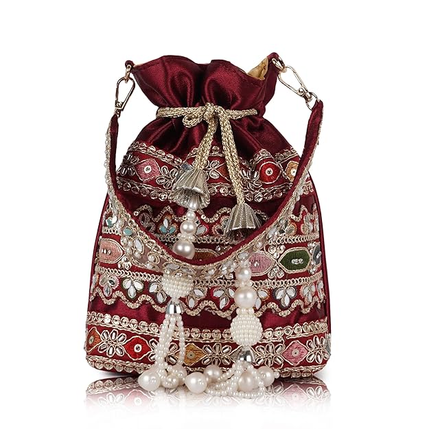 Embroidered Potli Bag